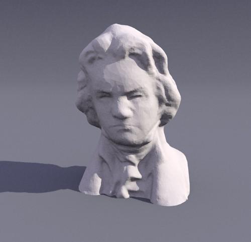 Beethoven bust - 3D scan  preview image